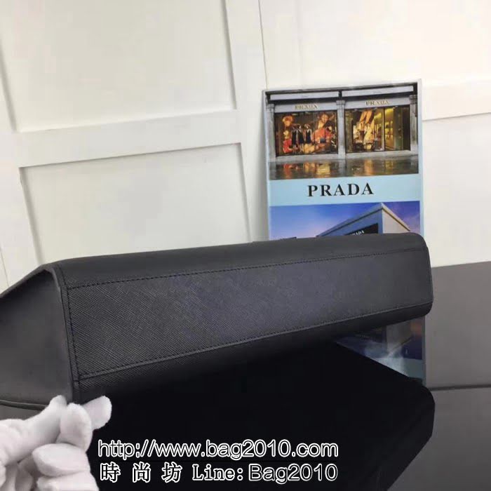 普拉達PRADA原單 最新款2VG014-1F克色原單爆款男士商務手提包 PHY1489
